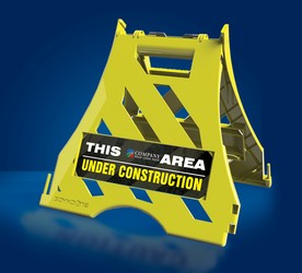 Custom Blockade X-Barricade Changeable Message