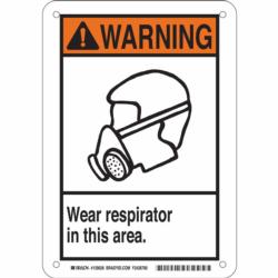 Warning Wear Respirator In This Area