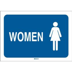 Women restroom sign