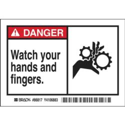 Danger Watch Your Hands And Fingers