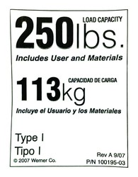 Bilingual Ladder Safety Decals