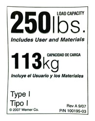 Bilingual Ladder Safety Decals