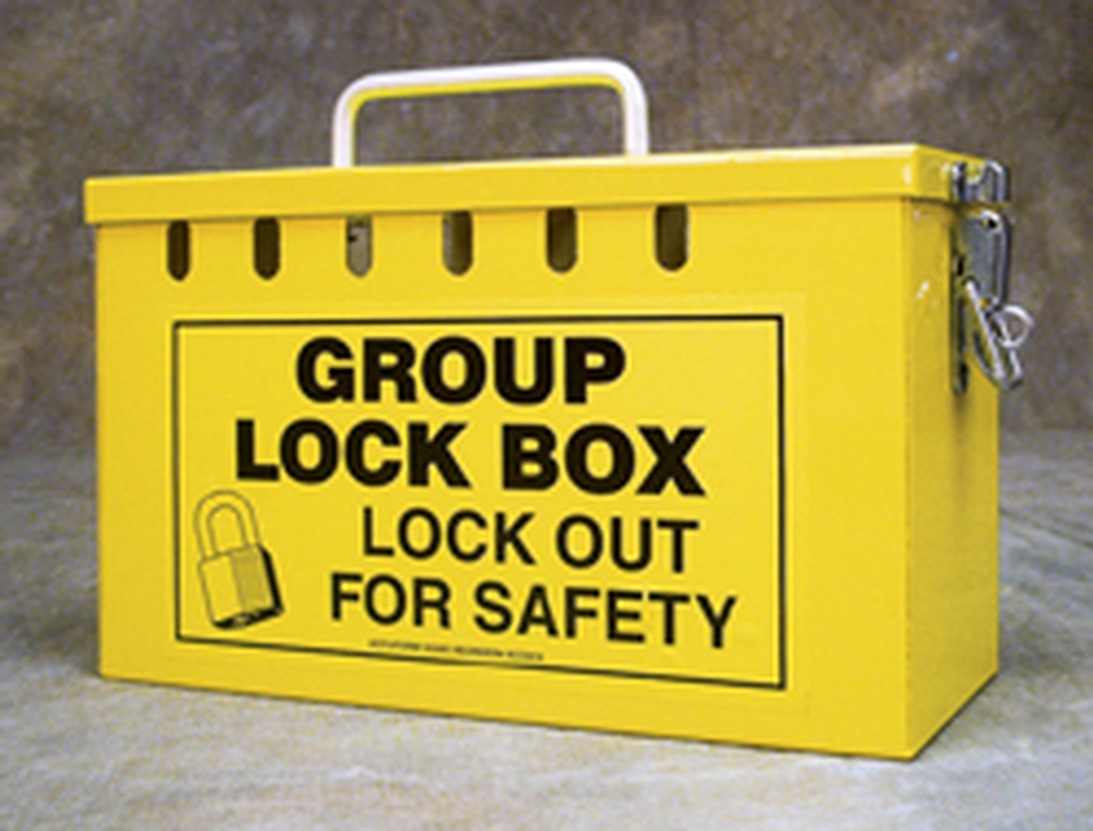 PADLOCK KEY CONTROL - PORTABLE GROUP SLOT LOCK BOX | COLOR: Yellow