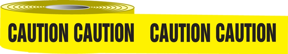 Barricade Tape: Caution