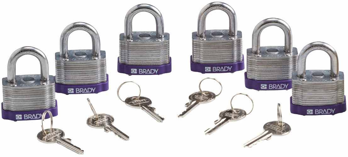 KeyRetaining Laminated Steel Padlocks