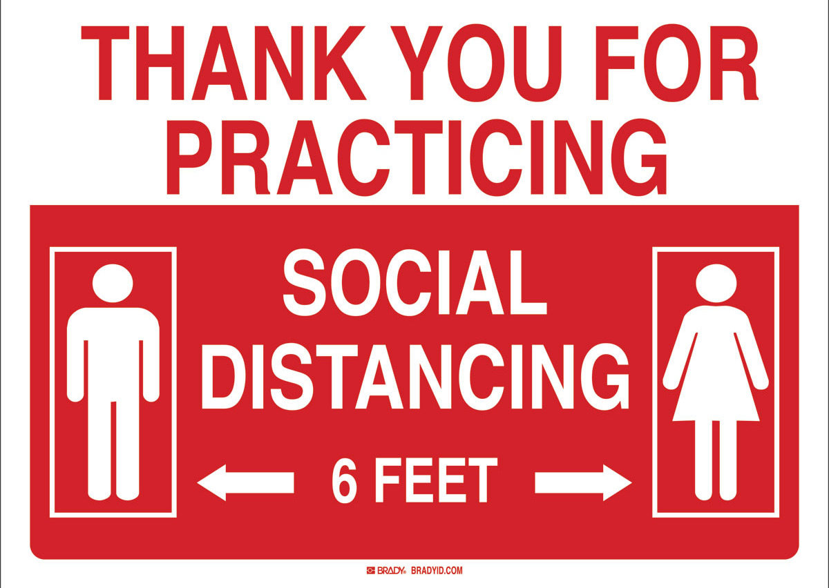 Social Distancing Signs