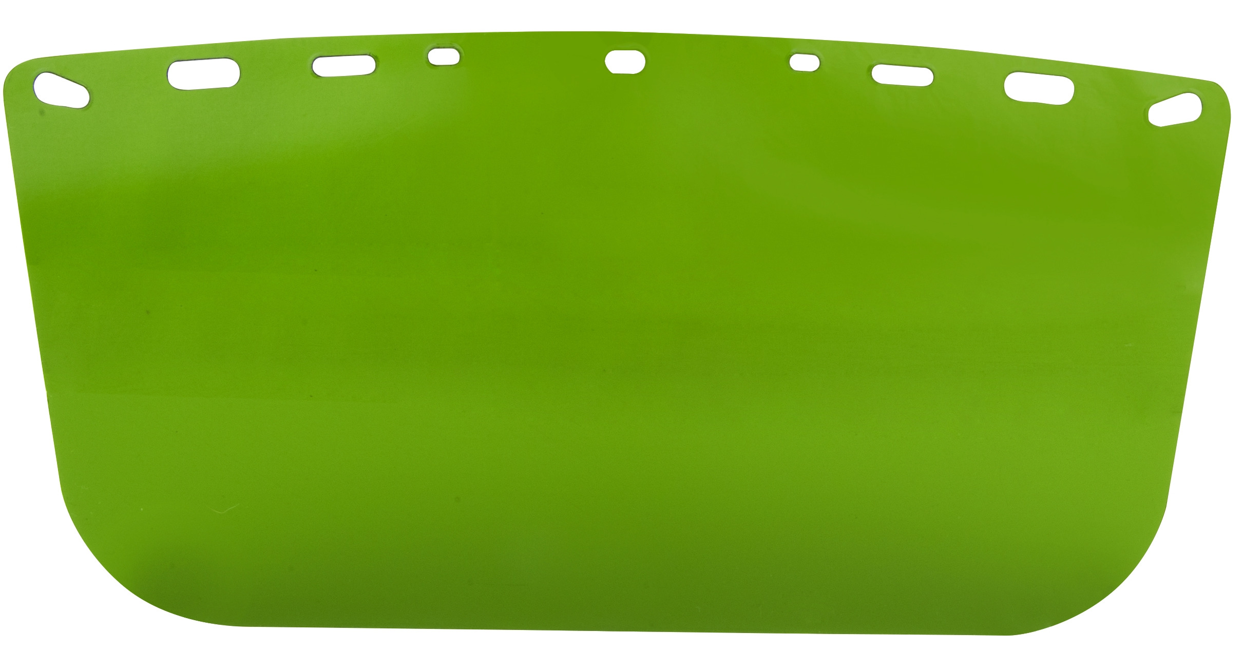 Flat multi-fit polycarbonate visor