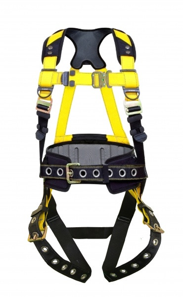 Harness w/ quick-connect chest & tongue-buckle legs & waist
