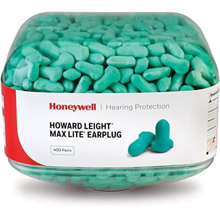 2 Prefilled canisters of 400 pairs of MAXLite earplugs