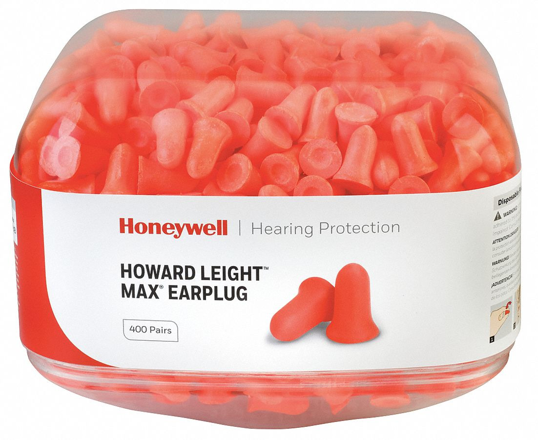 2 Prefilled canisters of 400 pairs of MAX earplugs