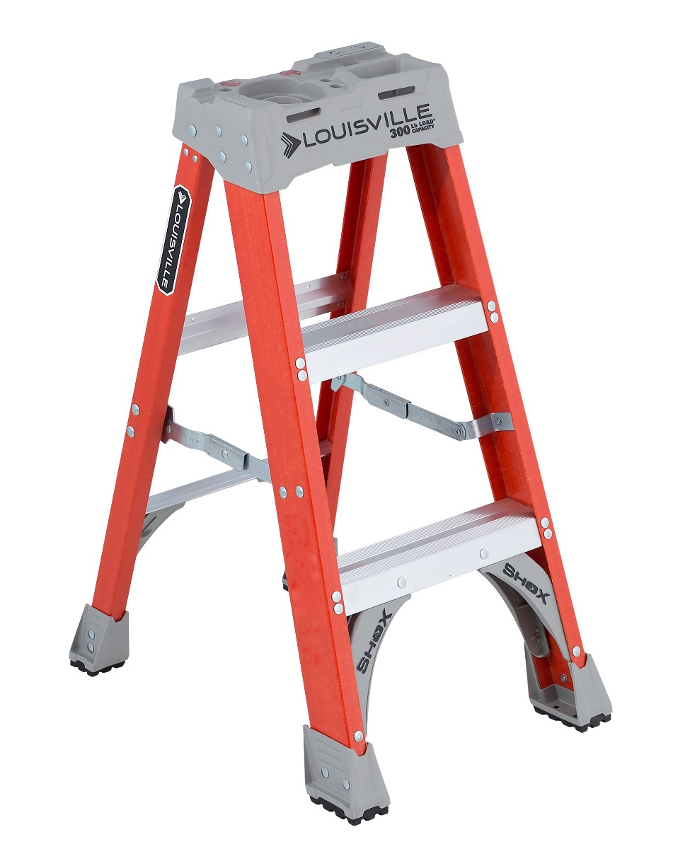 Fiberglass step ladder