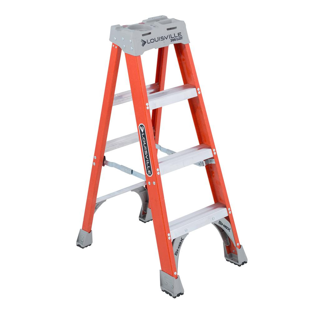 Fiberglass step ladder