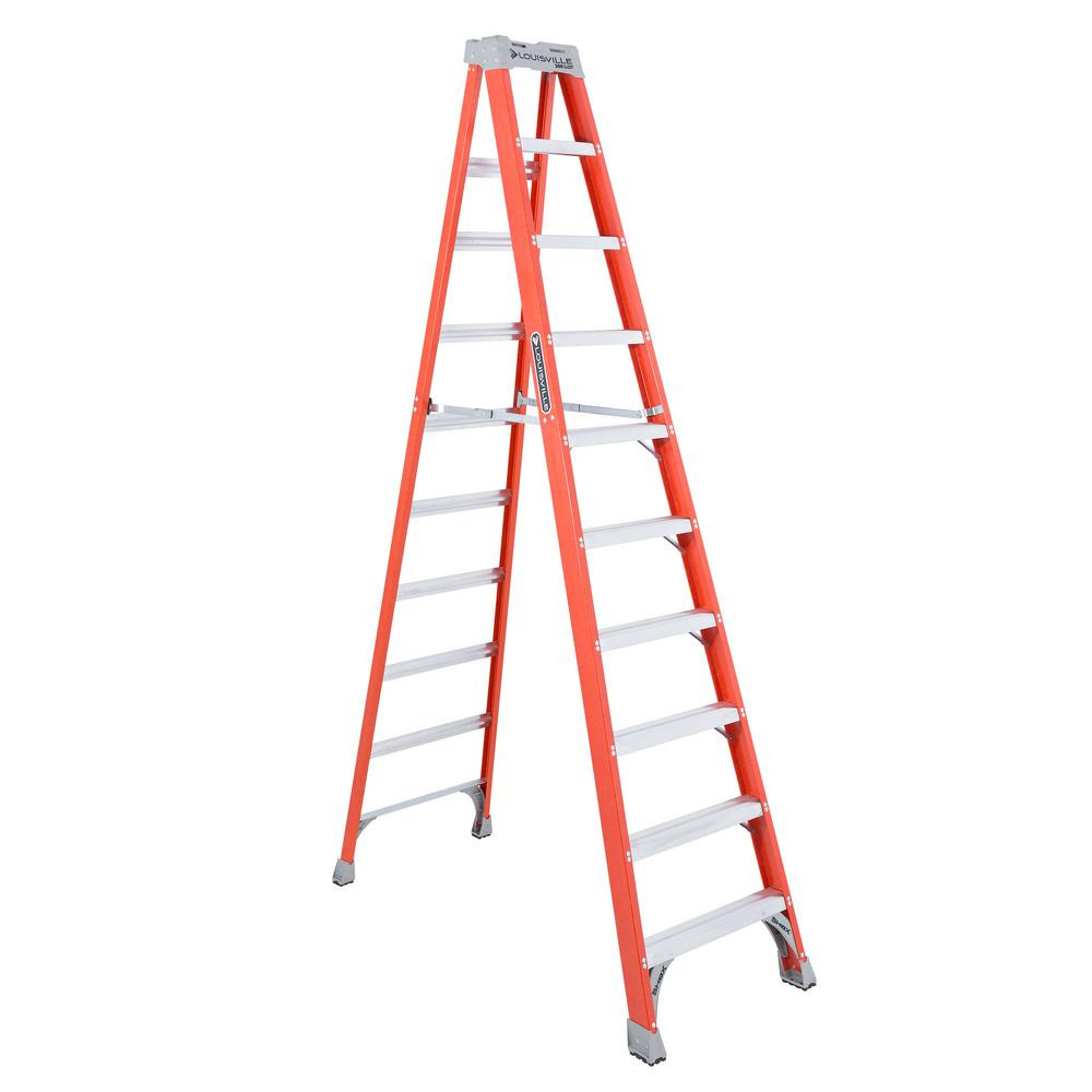 Fiberglass step ladder