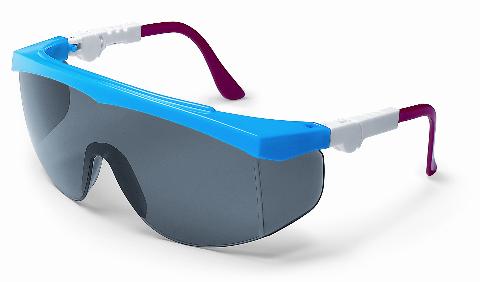 MCR Safety Tomahawk Safety Glasses – Black Frame, Gray Lens (TK112) – ANSI Z87, Scratch Resistant