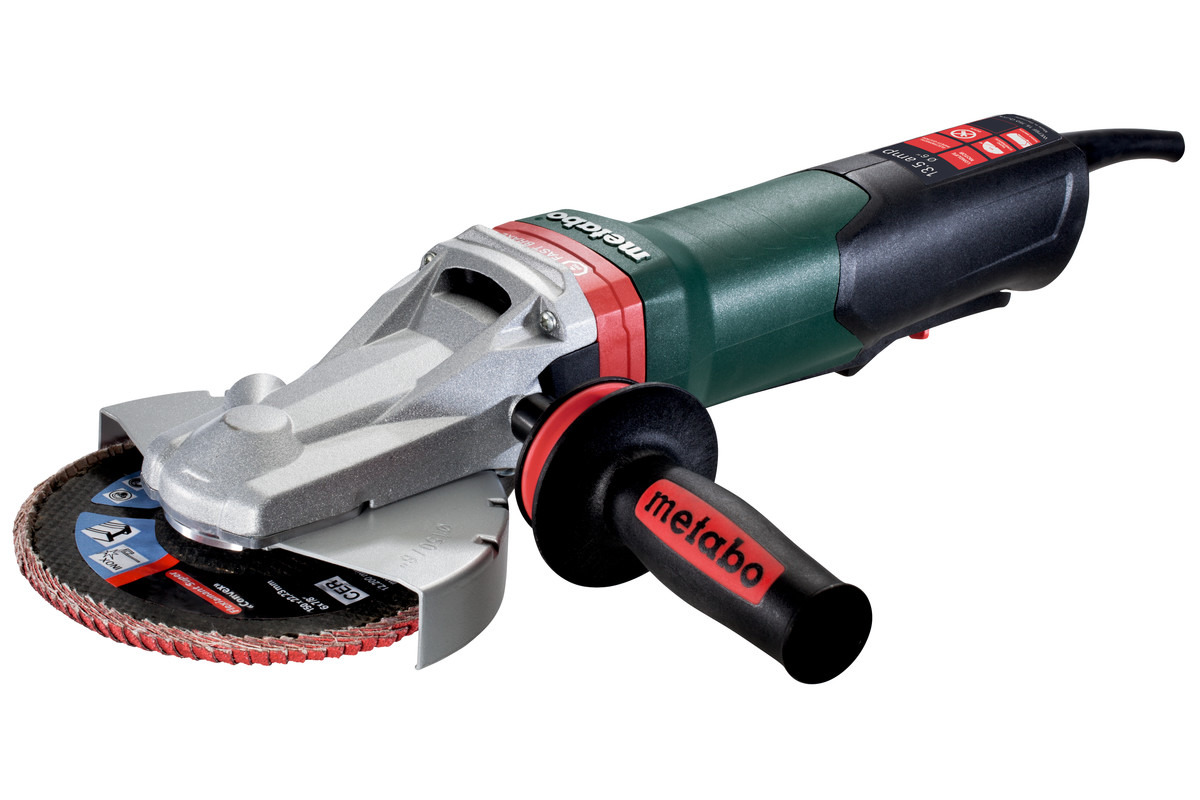 13.5 Amp Quick 6" Flat Head Grinder with Brake