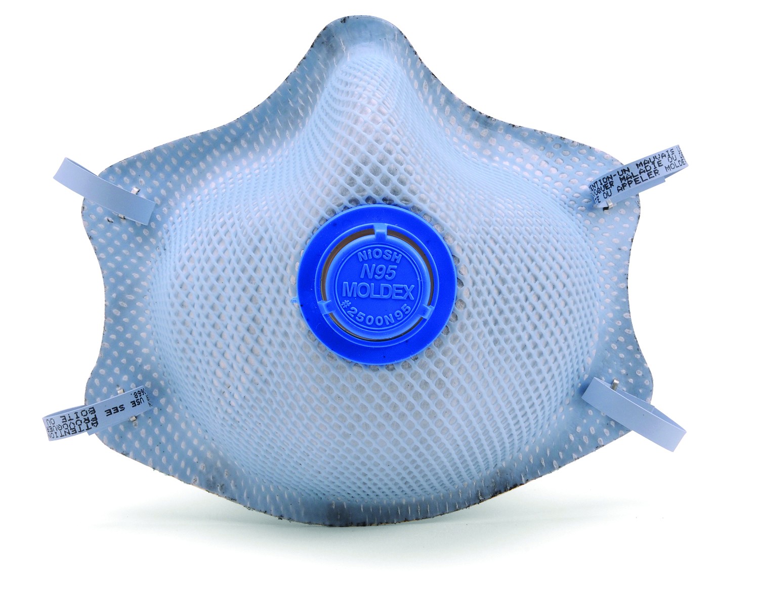 Particulate respirator w/ acid gas relief