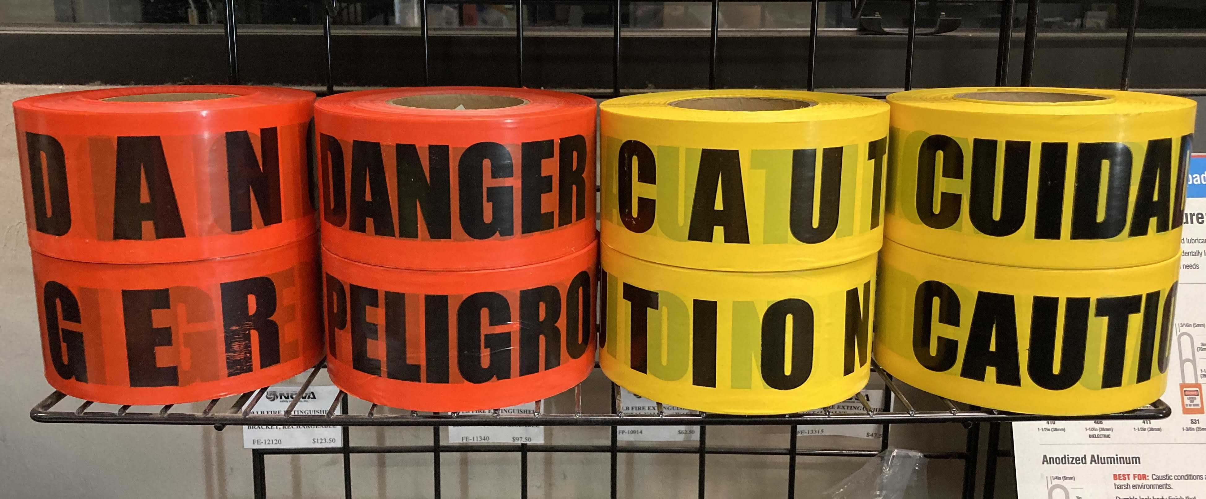 Yellow Caution Barricade Tape