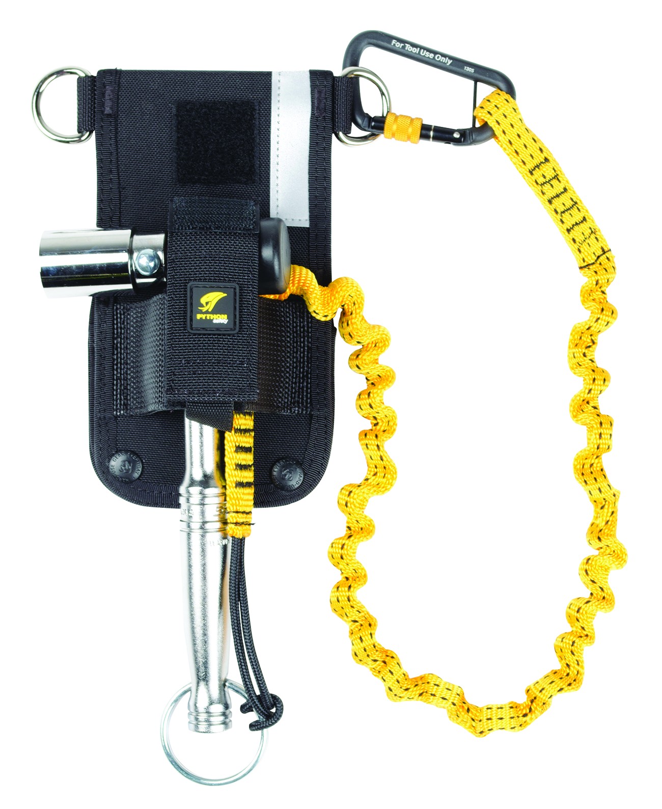 Scaffold Wrench Holster w/ Retractor_x000D_& Hook2Loop Bungee Tether