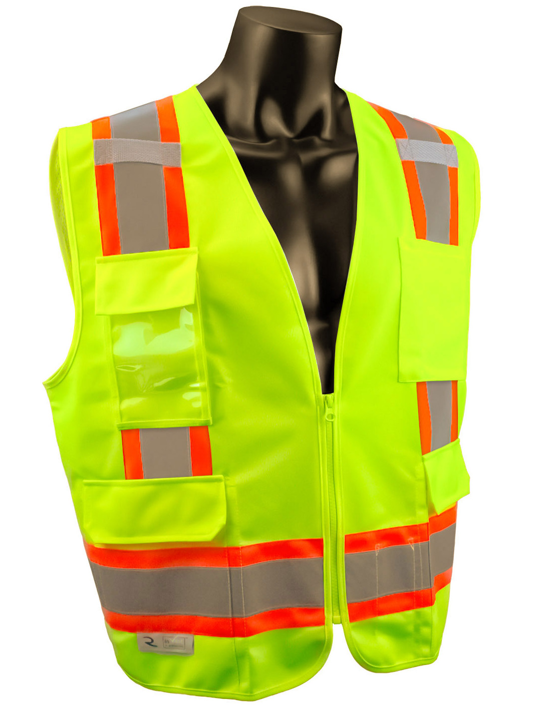 Surveyor Class 2 vest w/ two-tone tape 