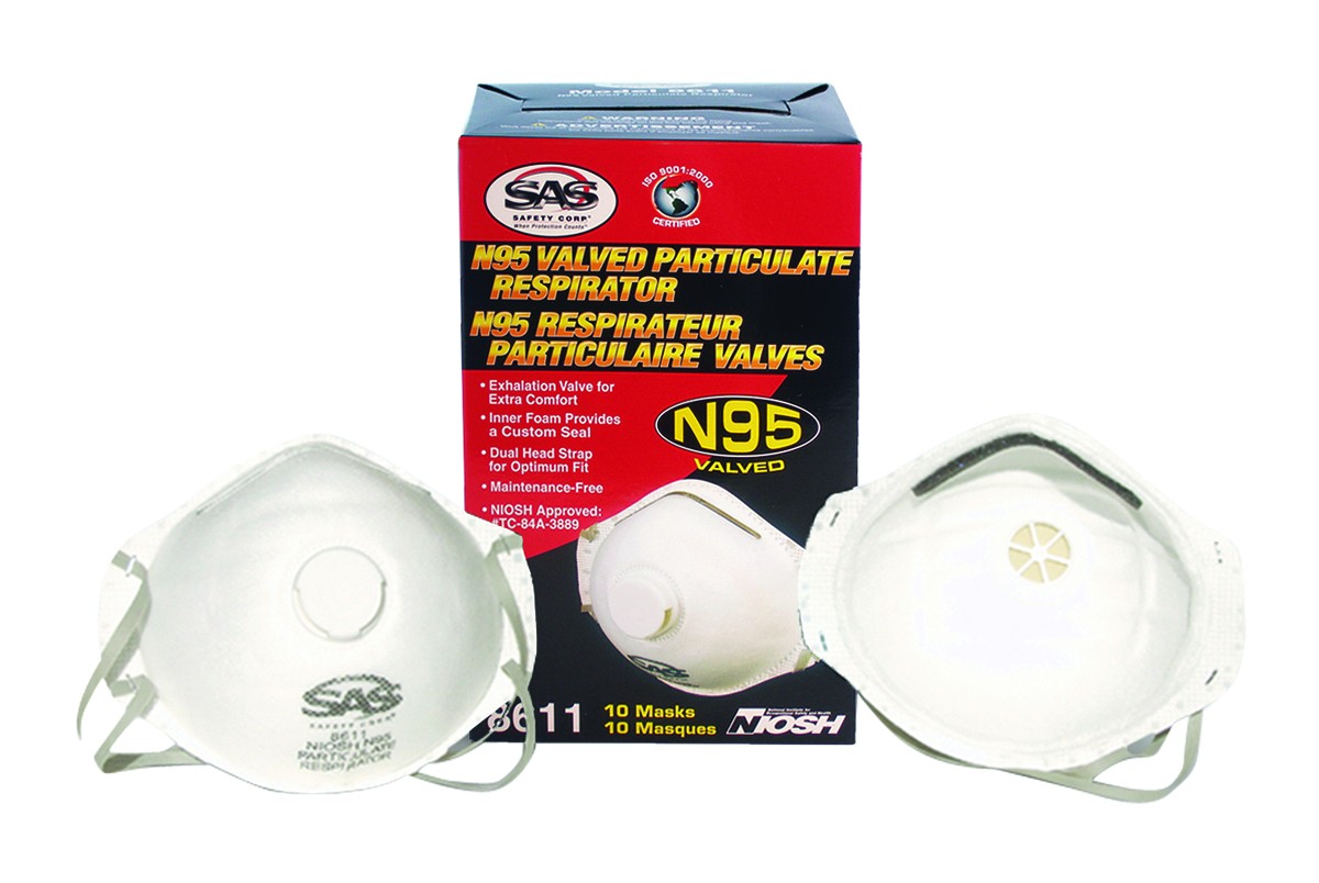 N95 Particulate respirator w/ exhalation valve
