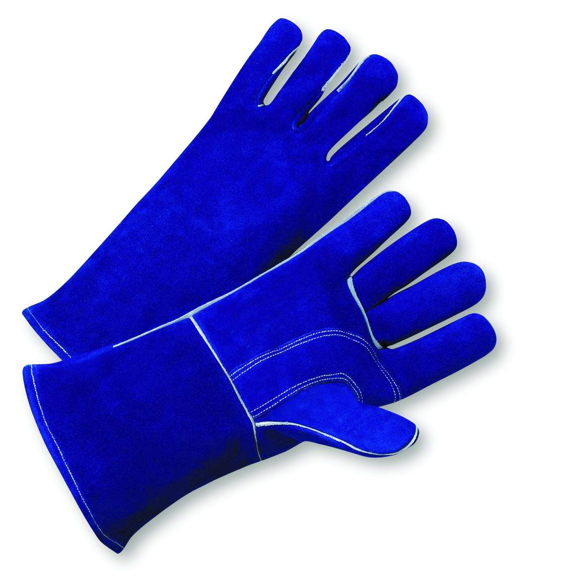 Premium Blue Split Welding Gloves