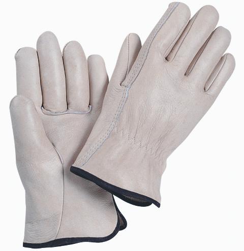 Grain Cowhide Leather Drivers Gloves