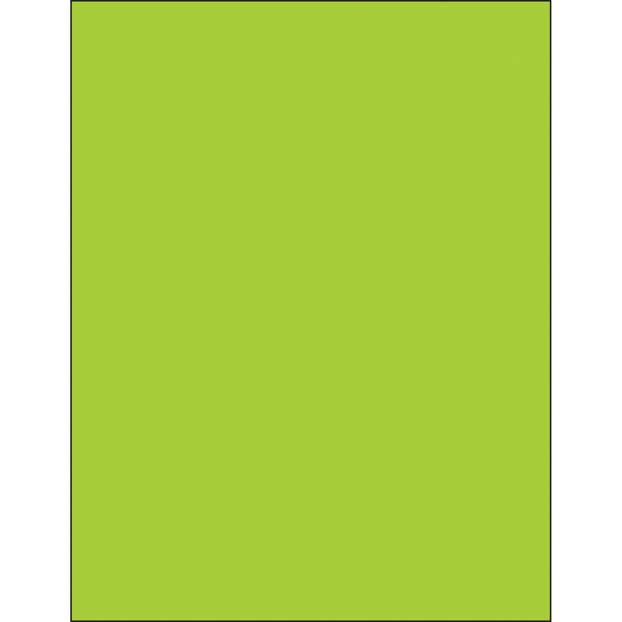 8 1/2 x 11" Fluorescent Green Removable Rectangle Laser Labels