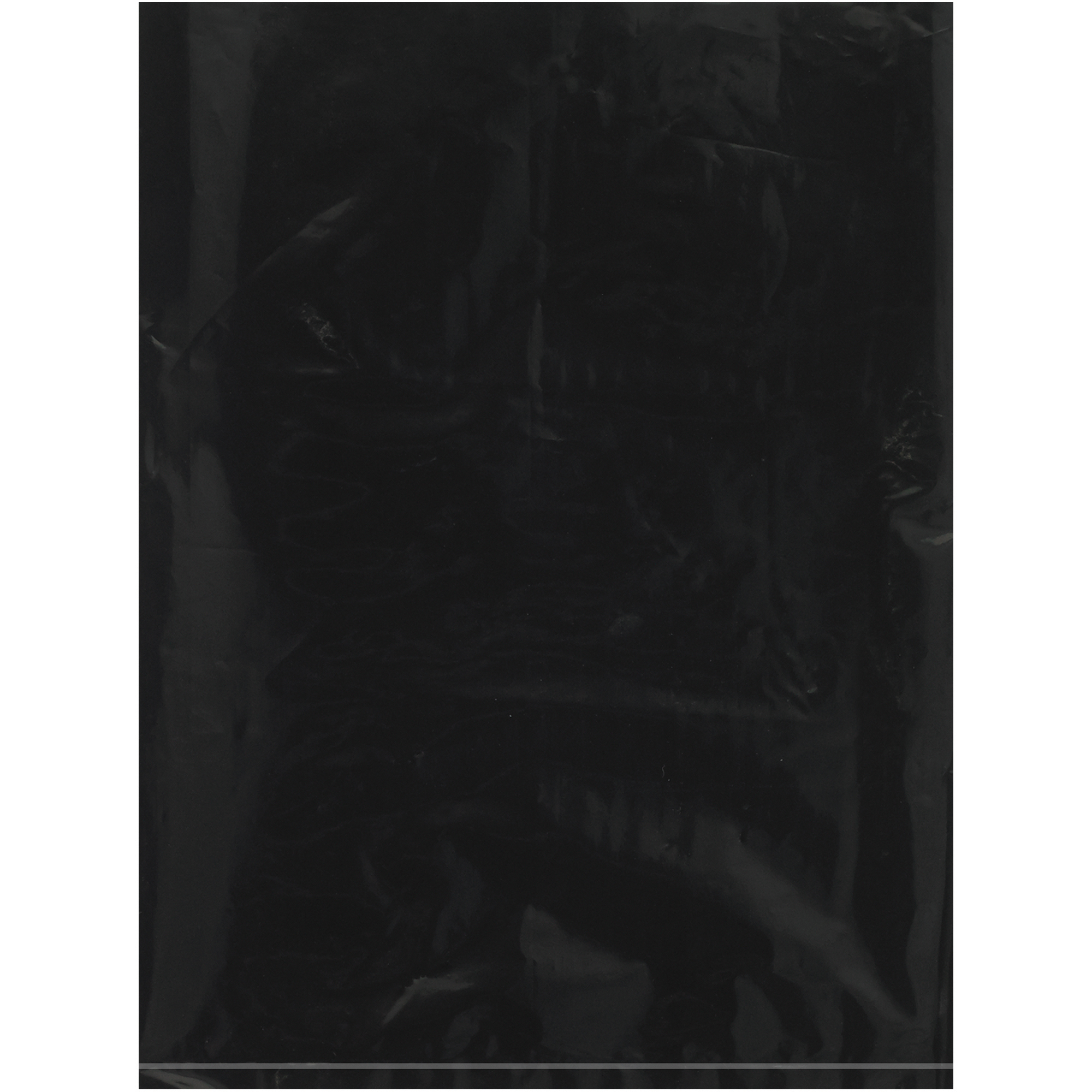 9 x 12" - 2 Mil Black Flat Poly Bags