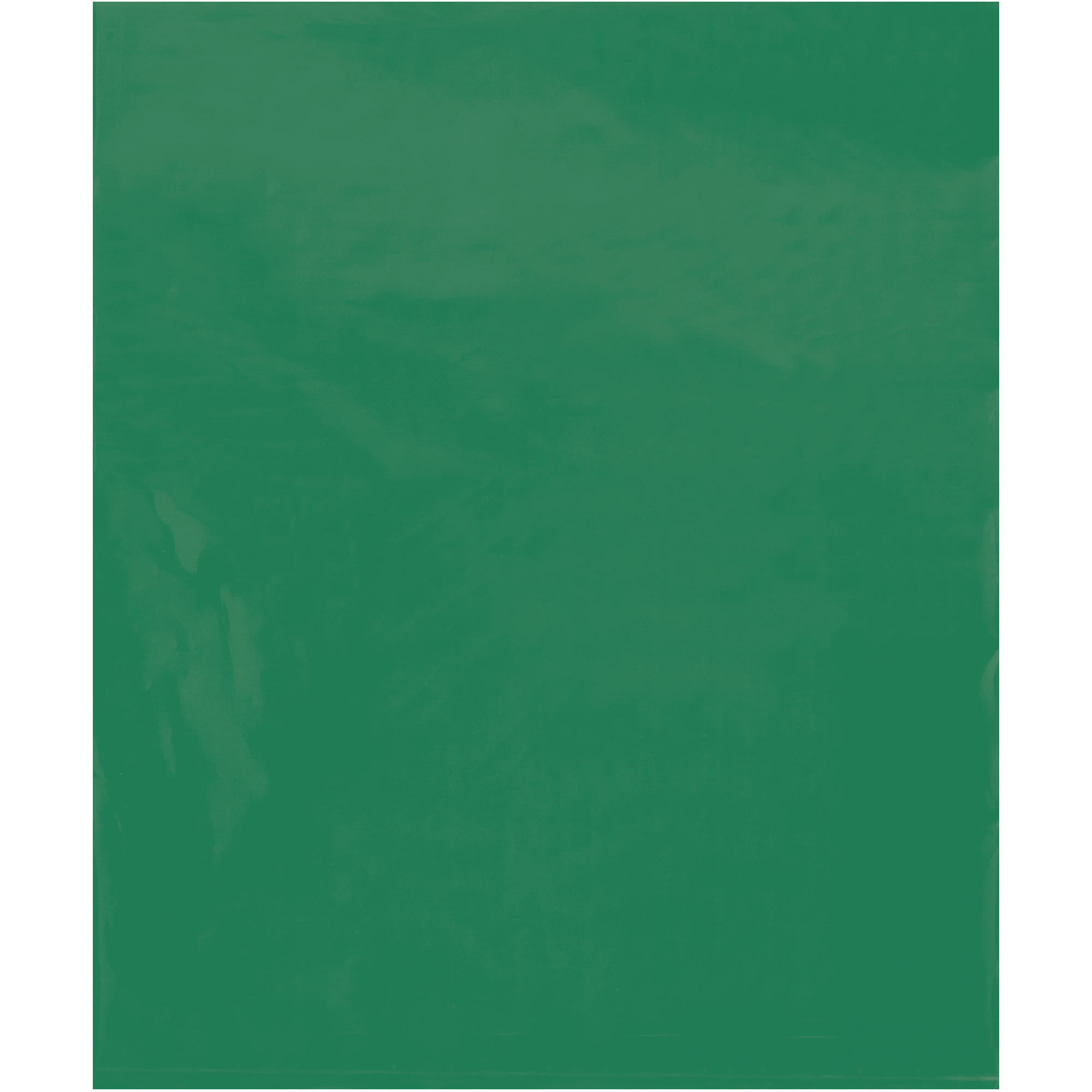 15 x 18" - 2 Mil Green Flat Poly Bags
