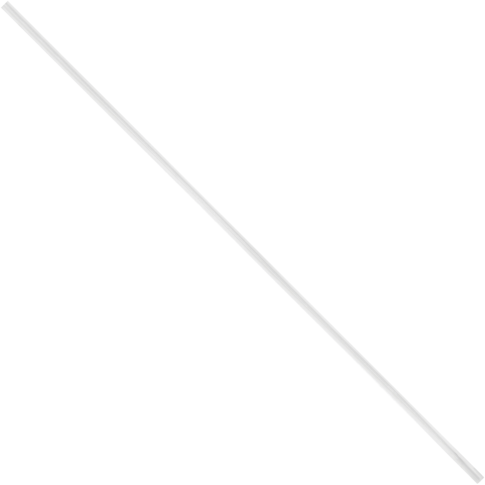 9 x 5/32" White Plastic Twist Ties