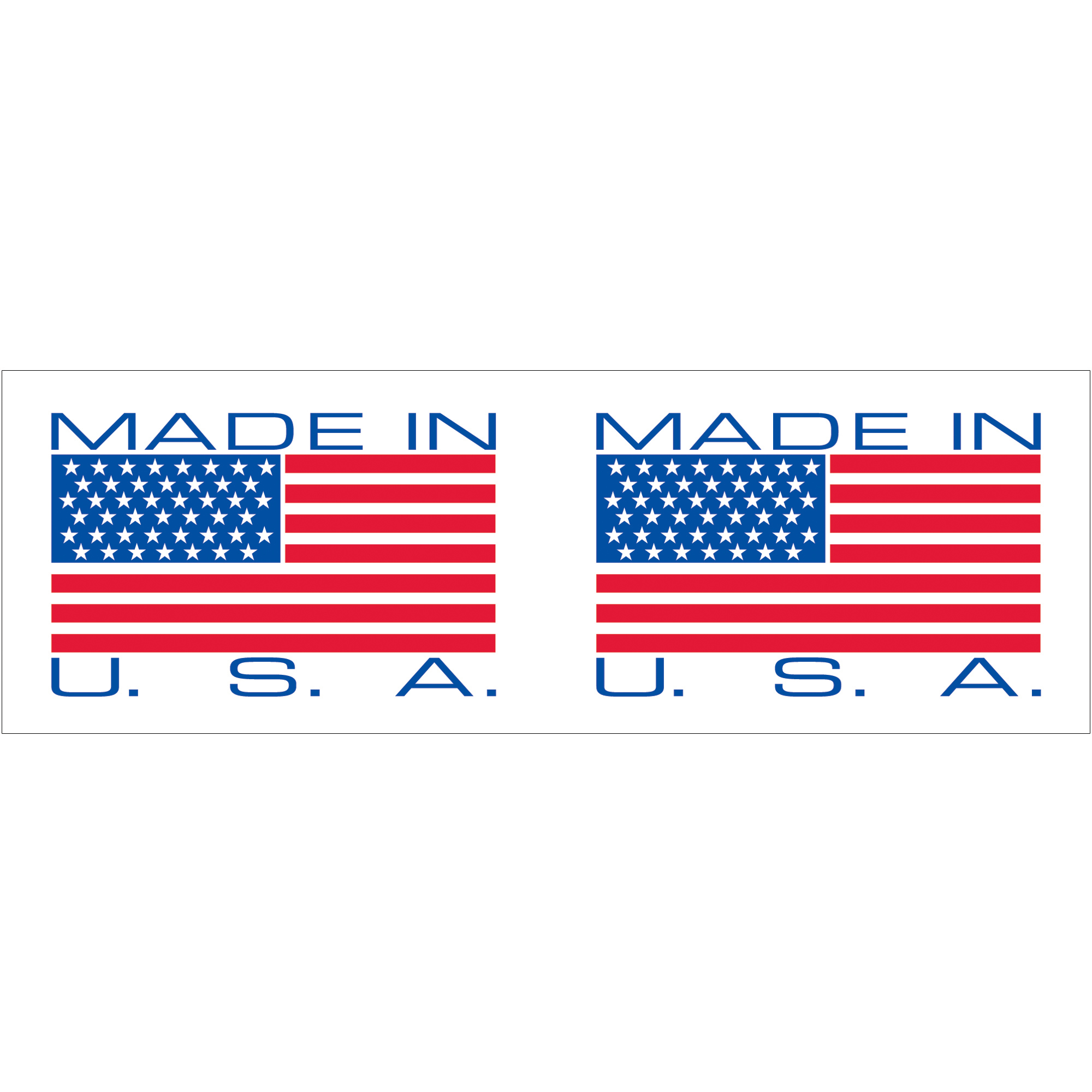 2" x 110 yds. - "Made In USA" (18 Pack) Tape Logic® Messaged Carton Sealing Tape