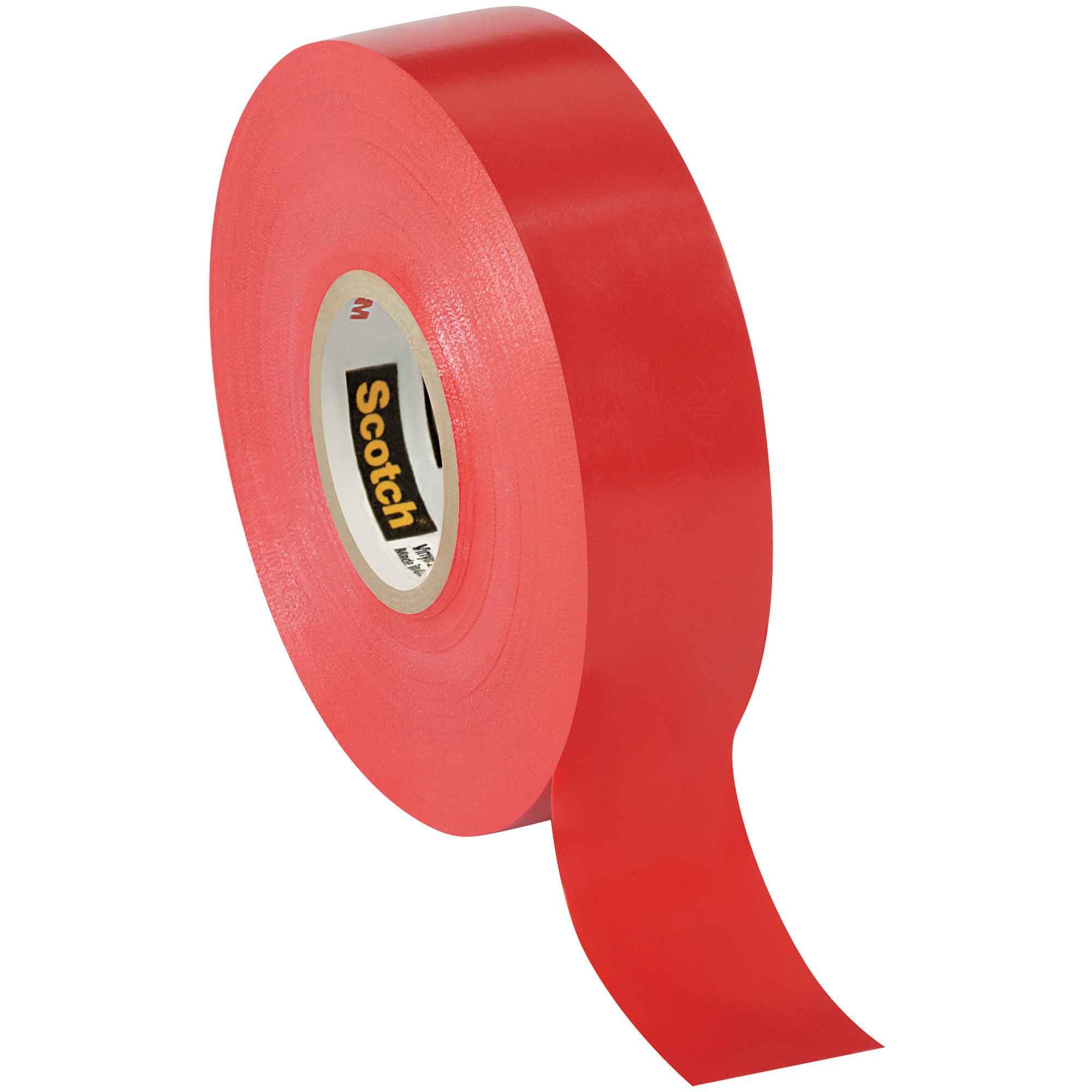 3/4" x 66' Red Scotch® Vinyl Color Coding Electrical Tape 35