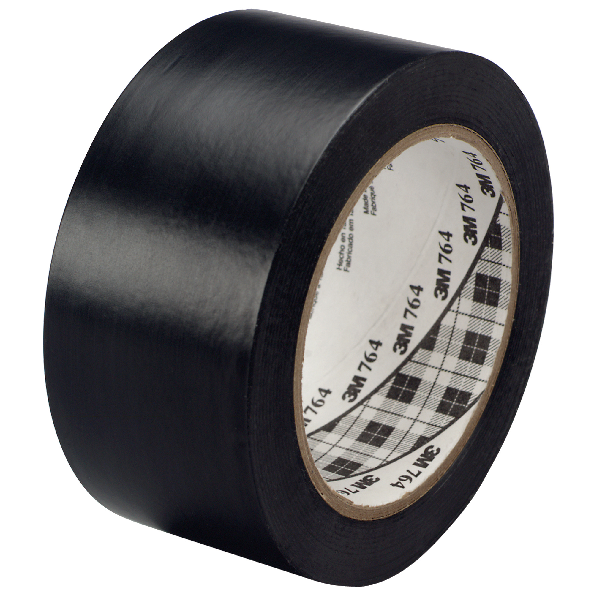 2" x 36 yds. Black 3M General Purpose Vinyl Tape 764