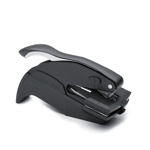 Embossing Seal 1" x 2" Rectangular, Black or Chrome