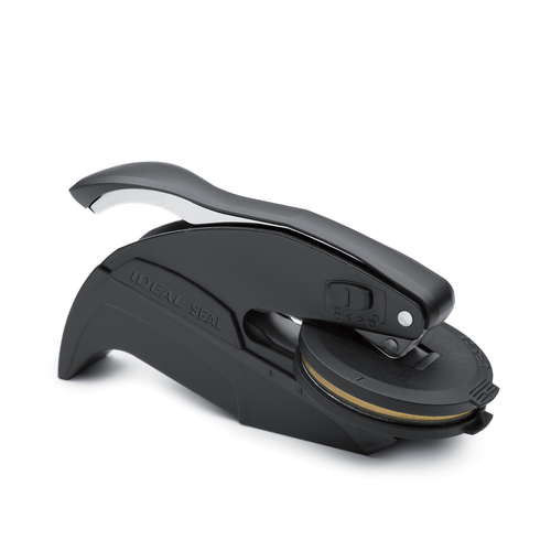 Embossing Seal 2" Diameter, Black or Chrome